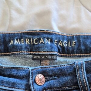 American Eagle Outfitters High Rise Blue Denim Jeans